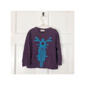 Mini Boden Motorcycle LS Tee Sz 2-3y